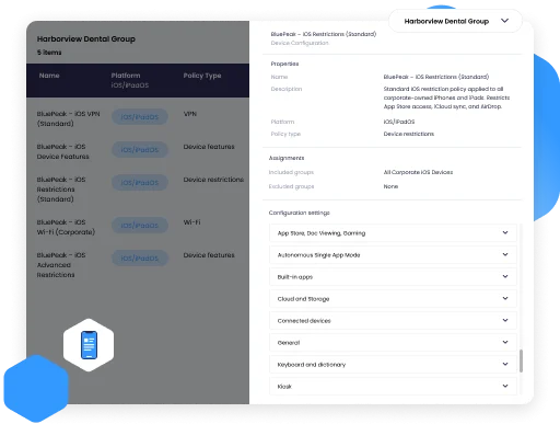 Intune Autopilot iOS MDM Policies