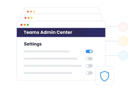Teams admin center settings
